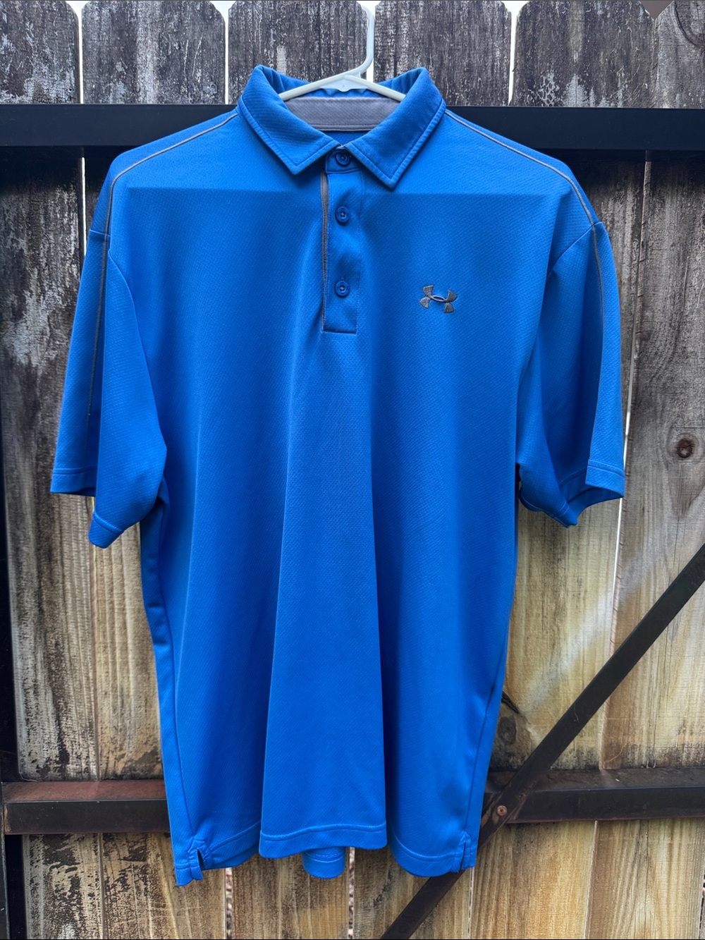 Under Armour dri-fit gold polo, size XL